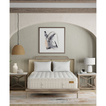 Natural Alcott Ultra Firm 12.5" HyBrid Mattress Set, Full