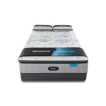 Harmony Lux Carbon 15.75" Medium Pillow Top Mattress Set - California King