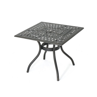 Austin Outdoor Cast Square Dining Table