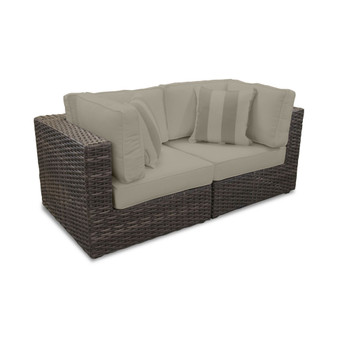 Viewport Outdoor 2-Pc. Modular Seating Set (2 Corner Units) with Sunbrella® Cushions, Created for Macy's