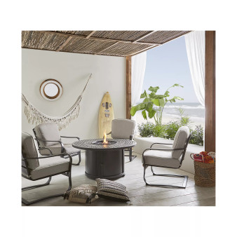 Vintage II Fire Pit and Chat Set Outdoor Collection, with Sunbrella® Cushions, Created for Macy's