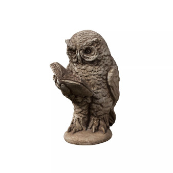 Scholarly Owl Garden Statue