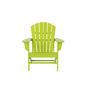 All-Weather Contoured Outdoor Poly Adirondack Chair