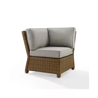 Bradenton Outdoor Wicker Sectional Corner Chair