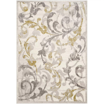 Amherst Ivory and Light Gray Outdoor Area Rug Collection