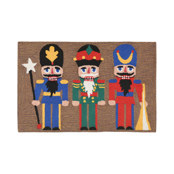 Liora Manne Front Porch Indoor/Outdoor Nutcracker Multi 2' x 3' Area Rug