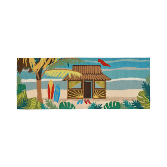 Liora Manne Front Porch Indoor/Outdoor Tiki Hut Multi 2' x 3' Area Rug