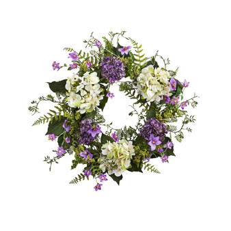 24" Hydrangea Berry Wreath