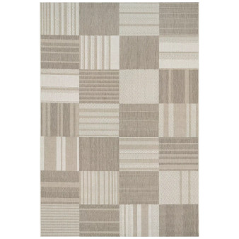 CLOSEOUT! Indoor/Outdoor Afuera 5038/6031 Patchwork 2'2" x 11'9" Runner Rug