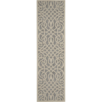 Cozumel CZM04 Gray 2'2" x 7'6" Runner Rug