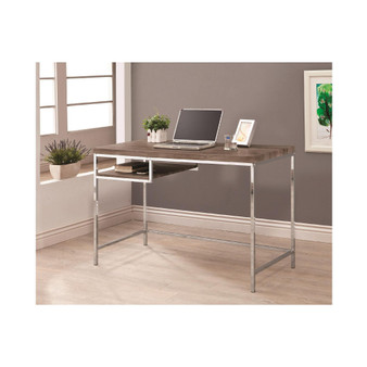Lincoln Rectangular Writing Desk with Shelf