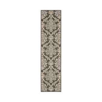 Scope SCO09 Gray 1'10" x 7'6" Runner Rug