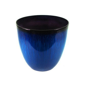 Gardener Select Large Egg Shaped Indoor/Outdoor Planter Blue 12"