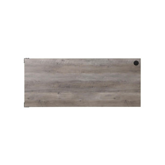 Zakwani Writing Desk, Gray Oak & Black Finish OF00001