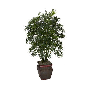 Mini Bamboo Palm w/ Decorative Vase