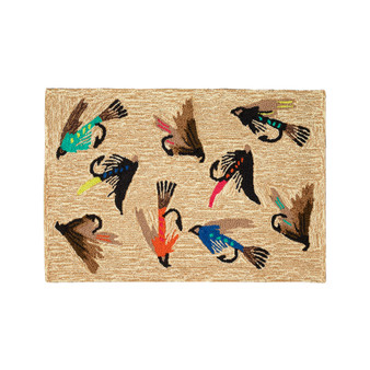 Frontporch Bright Flies 2' x 3' Outdoor Area Rug
