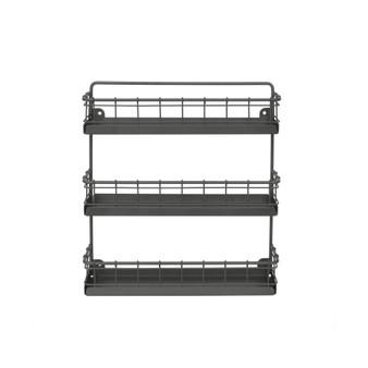 Vintage-like Living Wall Mount 3-Tier Spice Rack