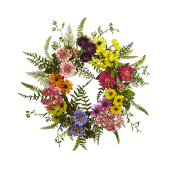 Mixed Flower Wreath
