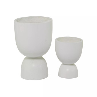 Magnesium Oxide Indoor Outdoor Planter Set of 2