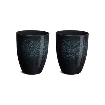 Environmental Oversized Faux Ceramic Tall Bowl Pot Planter, Set of 3