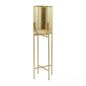 Metal Indoor Outdoor Dome Planter with Removable Stand