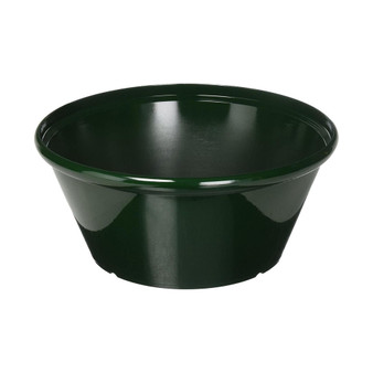 Gardener Select Plastic Tulip Bowl Planter Dark Green 12Inch