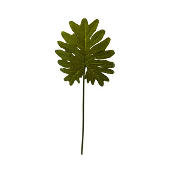 12-Pc. Selloum Philo Single Leaf Artificial Stem Set