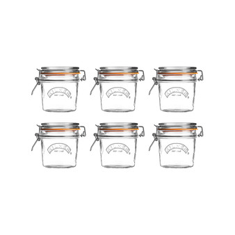 Round Clip Top Jar 12 oz, Set of 6