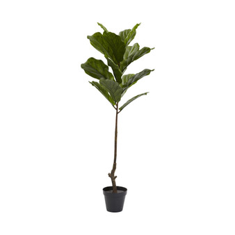 4' Fiddle Leaf UV-Resistant Indoor/Outdoor Tree