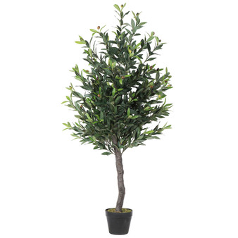 50" Artificial Potted Olive Tree