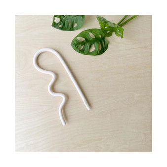 Plant Support Stake - White Bobby Pin