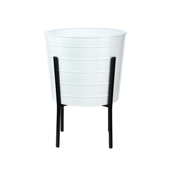 16" Farmhouse Ribbed Planter