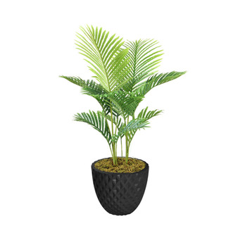 49.6" Real Touch Palm Tree in Fiberstone Planter