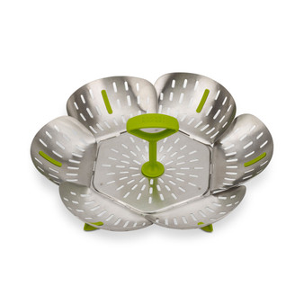 Bloom Stainless Steel Folding Steamer Basket