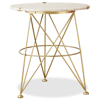 Table with Sand Colored Marble Top