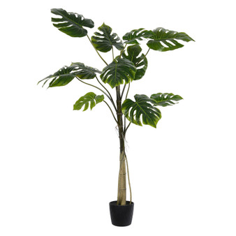 54" Artificial Potted Grand Split Philodendron Tree