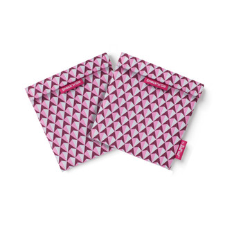 Snack'n'Go Tiles Reuseable Food Bag, 2 Pack