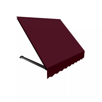 6' Dallas Retro Window/Entry Awning, 18" H x 36" D