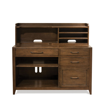 Vogue Hutch & Credenza Two Piece Home Office Desk Set