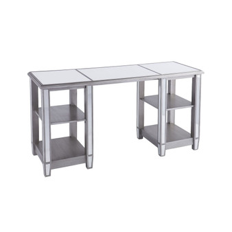 Worti Mirrored Desk Glam Style