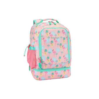 Kids Prints 2-In-1 Backpack and Insulated Lunch Bag - Tropical