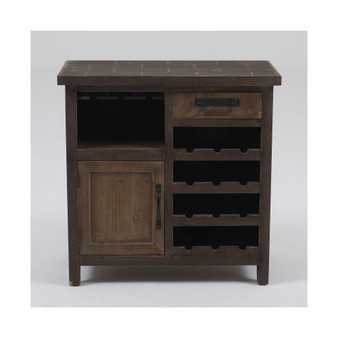 Wine Station Wood Console Cabinet