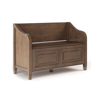 Connaught Solid Wood Entryway Storage Bench