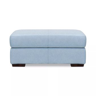 Ashlinn 43" Pastel Leather Storage Ottoman, Created for Macy's
