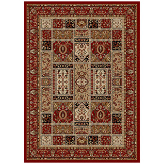 CLOSEOUT! Pesaro Panel Red 3'3" x 4'11" Area Rug