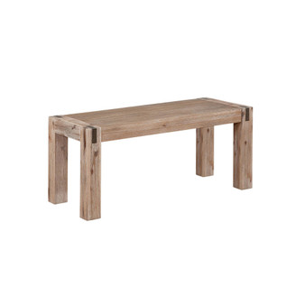Woodstock Acacia Wood With Metal Inset 40" Bench