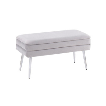 Neapolitan Contemporary and Glam Storage Bench