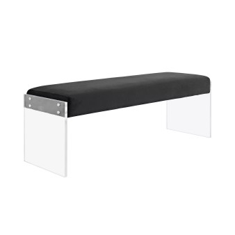 Roam Velvet Bench