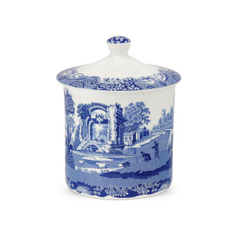 Blue Italian Storage Jar