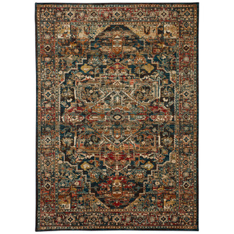 Spice Market Alacantara Sapphire 3'5" x 5'5" Area Rug
